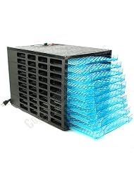 Food Dehydrator 10 Tray Black With Timer Home Kitchen Fruit Jerky Maker 600W by Commercial Bargains Inc