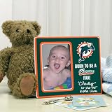 Memory Company Miami Dolphins Born To Be Ceramic Picture Frame