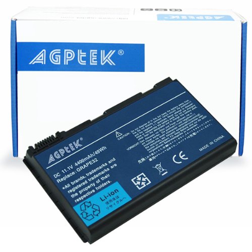AGPtek Hi-Aptitude 4400mAh 6 Cells Replacement Li-ion Laptop Battery For Acer compatible models