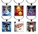 Holly Jolly MERRY CHRISTMAS ~ Wine Glass Charms/Markers ~ Stemware Charms/Markers ~ Set of Six (6)