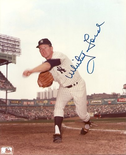 Baseball Hall of Fame New York Yankees Whitey Ford Signed Autographed 8 x 10 Photograph, Authentic with COA