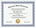 Aquariums Degree: Custom Gag Diploma Doctorate Certificate (Funny Customized Joke Gift - Novelty Item)
