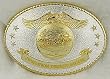 Operation Desert Storm Sterling Silver/gold Plated Belt Buckle