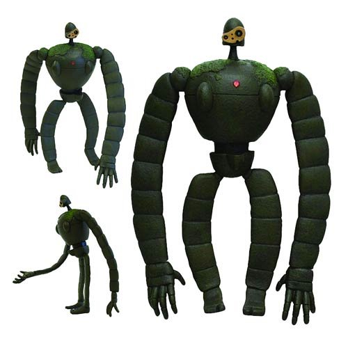 ポージングロボット兵 園丁型 W125×H190×D55mm PVC 鉄製フィギュア