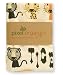Pixel Organics Organic Crib Fitted Sheet in Lions, Tigers and Kitties . . . Oh My