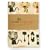 Pixel Organics Organic Crib Fitted Sheet in "Lions, Tigers and Kitties . . . Oh My"