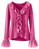 Voile-trim shirt