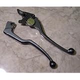 Brake & Clutch Levers - Suzuki GSXR 600 92-93, GSXR 750 89-95, GSX Katana 600 89-06, GSX Katana 750 89-06, SV650 99-08 - Carbon Look