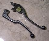 Brake & Clutch Levers - Suzuki GSXR 600 92-93, GSXR 750 89-95, GSX Katana 600 89-06, GSX Katana 750 89-06, SV650 99-08 - Carbon Look