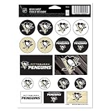 Pittsburgh Penguins 5 x 7 Decal Sheet