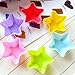 10X Silicone Star Shape Chocolate Jelly Soap Candle Cup Cake Muffin Baking Molds