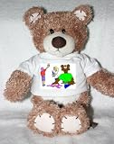 Teddy Bear with human, body, individuals, individual, persons, paintbrush, student, classroom, humans, people, bear, artist, person t-shirt