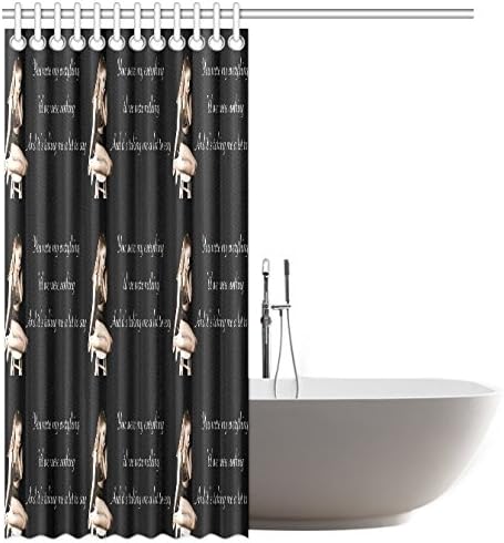 MOXUR Ariana Grande Shower Curtain 60"x72" - Waterproof Polyester Fabric