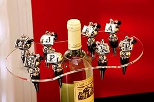 Acrylic 8-Bottle Stopper Display