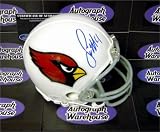 Larry Fitzgerald Autographed/Hand Signed Football Mini Helmet (Arizona Cardinals)