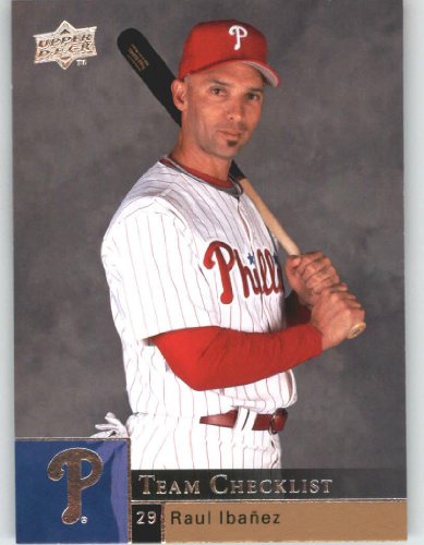 2009 Upper Deck #972 Raul Ibanez CL - Phillies (Team Checklists) (Baseball Cards)