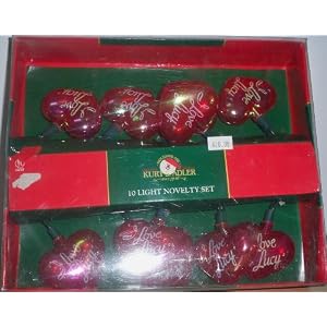 I Love Lucy 10 Holiday Light Set by Adler