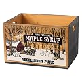 Maple Syrup Painted Milk Crate