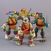 5'' Teenage Mutant Ninja Turtles Classic Collection TMNT Figures Toys 4 Pcs/Set
