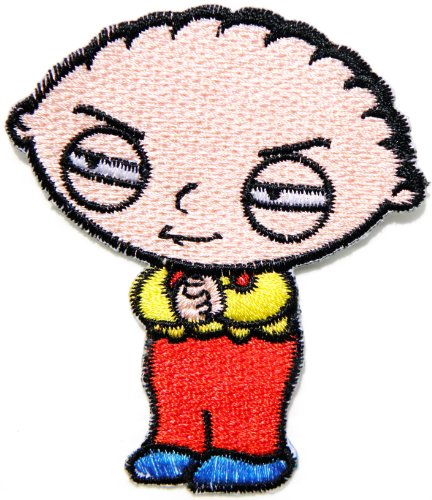 Stewie Family Guy TV Comics Cartoon Logo Kid Baby Jacket T shirt Patch Sew Iron on Embroidered Symbol Badge Cloth Sign Costume By Prinya Shop