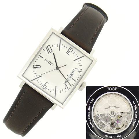 JOOP! Herrenuhr PURIST WHITE/BROWN Quarz  Analog TM452-1