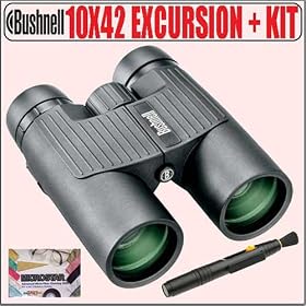 Buy Bushnell 10x42 Excursion Waterproof Fogproof PC3 Binoculars Plus Accessory Package now!