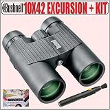 Buy Bushnell 10x42 Excursion Waterproof Fogproof PC3 Binoculars Plus Accessory Package