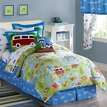 Big Sale Olive Kids Camping Trip Cotton Blend Comforter, Full/Queen, Multi