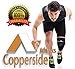 Copperside Athletics Premium Copper Compression Knee Sleeve - GUARANTEED Recovery & Healing-Performance for Muscle and Joint Support - Top Notch Quality-Comfortable to Wear - Not a Tommie Brace