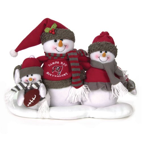 Tampa Bay Buccaneers Table Top Snow Family