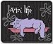 PlastiColor 000949R01 Max and Lucy Lovin Life Cat Style Molded Utility Mat