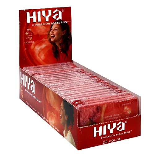 Hiya Maze Mints Sugar-Free Liquid Mints, Cinnamon, 24-Count Package by Hiya Mints