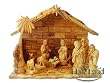 Deluxe Olive Wood Nativity Set w/ Real Gold, Frankincense and Myrrh