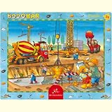 Die Spiegelburg 20162 Rahmenpuzzle Bodo B�r auf der Baustelle - 