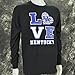 University of Kentucky Love KY on Long Sleeve Black Shirt