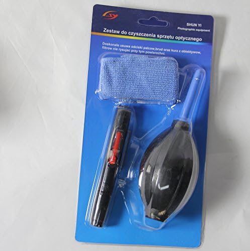 Professional 3 IN 1 Lens Cleaning Kit For DSLR Cameras And Sensitive Electronics (Canon, Nikon, Pentax, Sony, Telescopes and Binoculars)