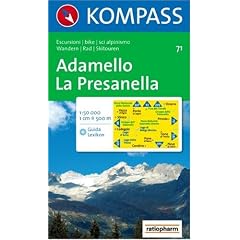 Adamello, La Presanella 1:50.000: Wander-, Rad- und Skitouren.