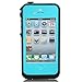 Zoumba OceanProof Waterproof Dustproof Snowproof Protection Case Cover For Apple iPhone 4 4S (teal)