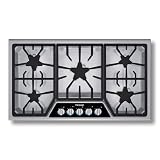Best Price THERMADOR 36″ Gas Cooktop with 5 Star Burners, 2 ExtraLow Simmer Burners, 18,000 BTU Power Burner,…