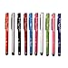 Wisdompro 10 Pack Stylus Bundle of 4.2-inch Colorful Universal Styli Pens for Capacitive Touch Screen iPads, Tablets, iPhones, Samsung Galaxy Note /Tab and more - Carved Flowers