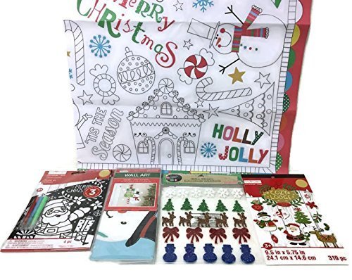 Christmas Coloring Tablecloth – Coloring Page Free