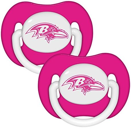 Baby Fanatic Pacifiers, Baltimore Ravens, 2 Count