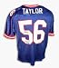 Lawrence Taylor Autographed Custom Throwback Football Jersey Inscribed with SB XXI, XXV Champs (Bl