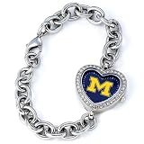 Michigan Wolverines NCAA Ladies Heart Series Watch