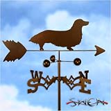 LONG HAIR DACHSHUND Dog Weathervane