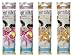 Official Got Milk Magic Flavored Straws (Set of 4 Packs) 24 Total Straws, 2 Packs of Orange Cream, and 2 Packs of Strawberry Banana