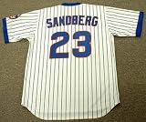 RYNE SANDBERG Chicago Cubs 1984 Majestic Cooperstown THROWBACK Home Baseball Jersey, XL