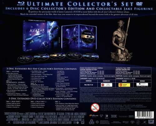  Avatar (Extended Collector's Giftset With Collectable Jake Figurine) [3x Blu-ray] (3x DVD) (Region 2) (Import) cd cover