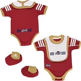 cleveland cavaliers apparel - bodysuit bib bootie - baby infant