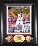 Adrian Gonzalez Framed Boston Red Sox Gold Coin Photo Mint